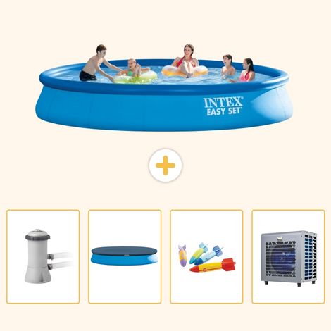 Intex Piscine Easy Set Ronde - 457x84 cm - 5-pièces S338 (1/5)
