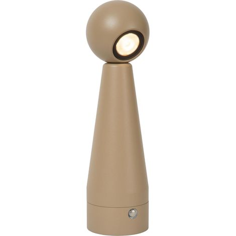 Lampe de table rechargeable Ipsos taupe - 33500/03/41 (1/2)