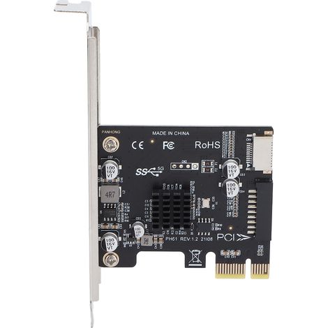 Carte adaptatrice PCIe vers USB 3.1, carte d'extension de disque dur compact, accessoires informatiques pour ordinateur de bureau (1/5)