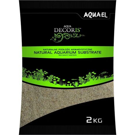 Arena de cuarzo Aquael AQ de grano medio (0,4-1,2 mm), 2 kg.