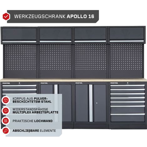 FEISTOS Werkstatteinrichtung Apollo 16 Metall Werkstattschrank (1/5)