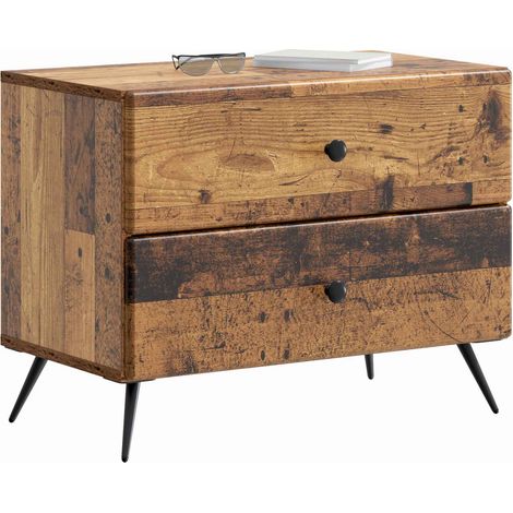 Maison Exclusive - Nachttisch Altholz 62 x 34,5 x 47,5 cm Holzwer