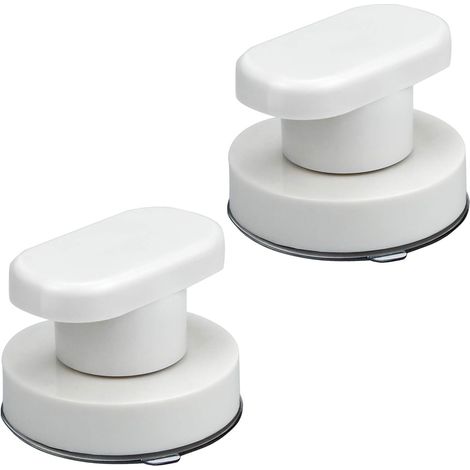2er-Pack Saugnapf-Toilettensitzgriff, Türgriff, Schubladen-Saugnapf mit leistungsstarkem Saugnapf für Glastür, Spiegelglas