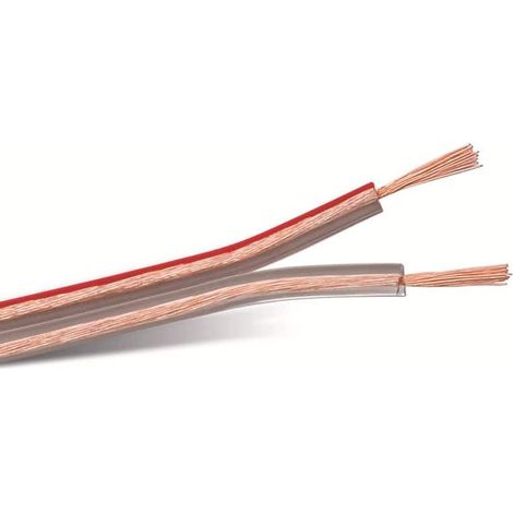 PURELINK Lautsprecherkabel, 2x1,5 mm², 100m, transparent, CCA