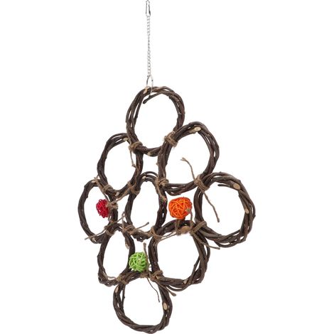 Filet d'escalade pour oiseaux, filet naturel pour oiseaux, perruches ondulées, perroquets, cacatoès, calopsittes, aras, gris du Gabon, perruches ondulées, style sepak takraw. (1/5)