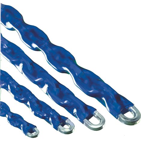CATENA ANTIFURTO QUADRA RIVESTITA IN PLASTICA Ø mm. 6 - cm. 80