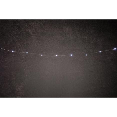 TrendLine LED-Lichterkette Mini Außen 3,9 m kaltweiß mit Timer, 8 Lichteffekten Lichterketten (1/3)