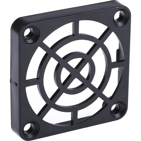 Protège-doigts pour ventilateur de taille 40mm, RS PRO 40 x 40mm, en PBT (1/3)
