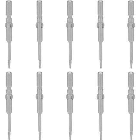 Lot de 10 embouts magnétiques pour tournevis, douille hexagonale 5mm, tige industrielle (1/5)