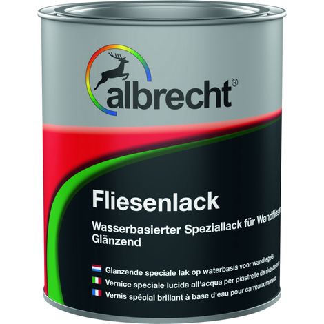 Albrecht Fliesenlack 750 ml lichtgrau glänzend Fliesenlack