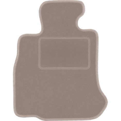 Alfombrilla de conductor beige para BMW 6 F12 Cabrio (2011-2018)
