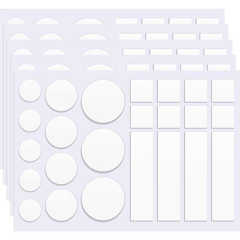pastilles adhésives double face transparentes Petits amovibles Autocollants (1/5)