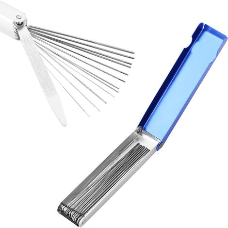 Kit de nettoyage pour gicleur de carburateur de moto et injecteur de soudage à gaz avec boîte de rangement