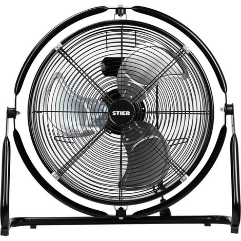 STIER Ventilateur de sol métallique, 140W