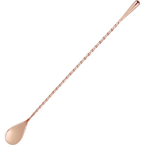 Cuillère à boire en acier inoxydable - Or rose-AquaForge