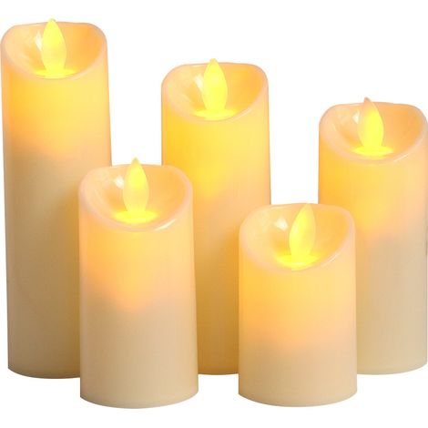 Ensemble de cinq bougies factices rechargeables. Contactez le vendeur. - Ensemble de cinq bougies factices rechargeables. Contactez le vendeur. (1/5)