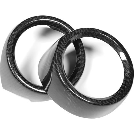 Juego de 2 tiras decorativas de fibra de carbono para las tomas de aire laterales del Alfa Romeo Stelvio (modelos 2017-2018).