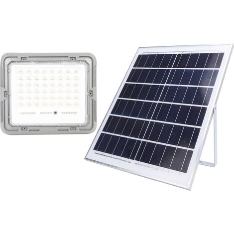 Kit d'éclairage solaire LED 200 W, 240 LED, étanche IP66, 8000 mAh, projecteur LED pour portes d'entrée, jardins, porches et garages, 6 V (1/5)