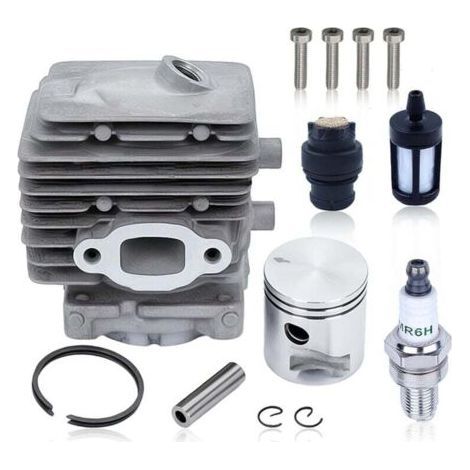 Cylinder-Piston Kit For Stihl BG56 BG56C SH56 SH56C BG86 BG86C BR200 SH86 SH86C SR200 Leaf Blower, Cylinder with Fuel Filter, Spark Plug, Replacement 4241 020 120 (1/4)