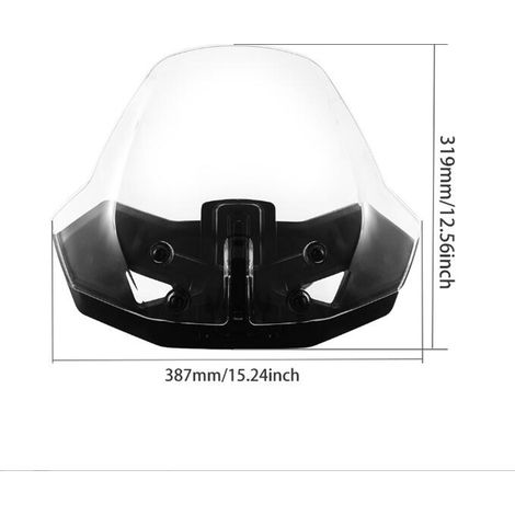 Verstellbare Frontscheibe für Ryker 600/Ryker 900, universelles Motorrad-Windschutzscheiben-Modifikationszubehör (1/4)