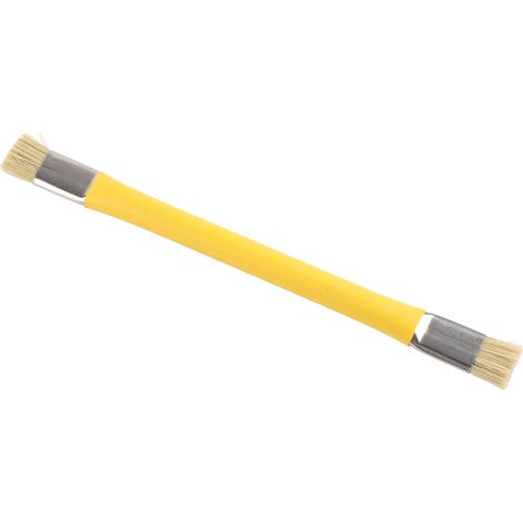 4 Pièces Brosse Double Anti-Statique pour Nettoyage Soudure Réparation Téléphone (Jaune) (1/5)