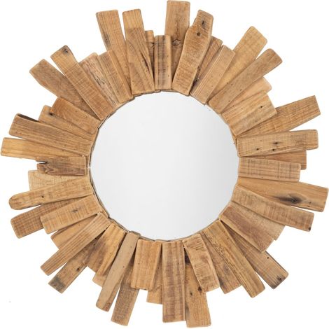 60 cm großer dekorativer Spiegel, elegantes und modernes Design für jeden Raum, ideal für mehr Geräumigkeit und Licht