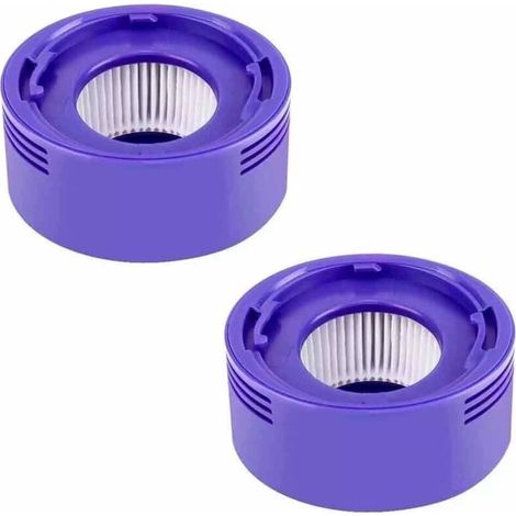 Pack of 2 washable replacement filters compatible with Dyson V7 V8 Animal Absolute Motorhead Cordless Post-Motor Vacuum Cleaner (1/4)