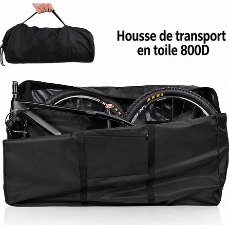 Sac de transport pour vélo non pliant 26-29 pouces en tissu Oxford 800D noir noir 26-29 130 28 40 × 20 × 5 cm 1,25 kg – Livraison gratuite (1/5)