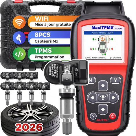 Kit TPMS WiFi avec 8 capteurs MX Programmation (1/5)
