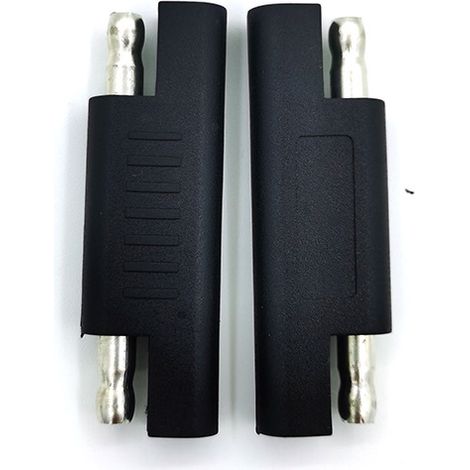 Lntyq Lot de 2 adaptateurs de connecteur SAE vers SAE à polarité inversée - Déconnexion rapide - Câble d'extension pour panneau solaire - Chargeur de batterie