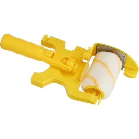 Paint Roller, Complete Paint Edging Kit Paint Roller Edger Brush Cutter Color Separation Home Room Wall Ceiling Safe Tool (1/5)