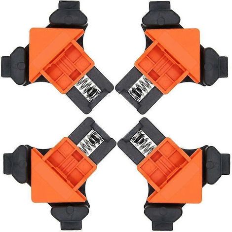 Hoekklem, haakse klem van 90 graden, verstelbare draaibare hoekklem, houder voor hoekklemmen voor houtbewerking (1/5)