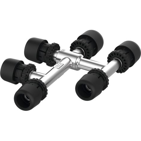 TECE TECElogo-Ax Kreuzungsfitting Dimension 16 x 16 x 16, Standard Messing, 8864101