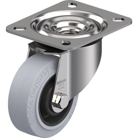 Blickle 611061 Ruota in acciaio inox con supporto girevole e cuscinetti a rulli (1/2)