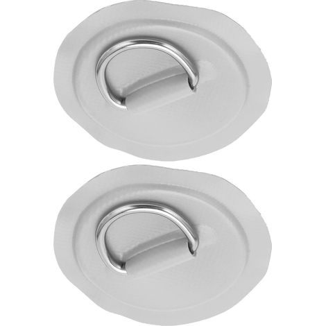 Anneau de Fixation PVC Gris pour Bateau Gonflable, Kayak ou Planche de Paddle - Accessoire Nautique Résistant (1/5)