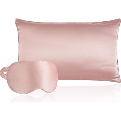 Taie D Oreiller En Soie De Mûrier - Masque Pour Les Yeux En Soie - 100 % Soie Naturelle Grade 6A - Tailles Standard Reine Roi - Lot De 1