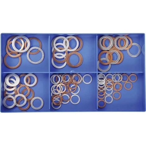kit de estanqueidad Brüder Mannesmann 1325 100 piezas caja compartimentada