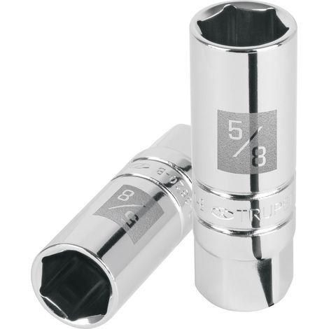 Llave vaso hexagonal de 5/8", bujías, cuadro 3/8"