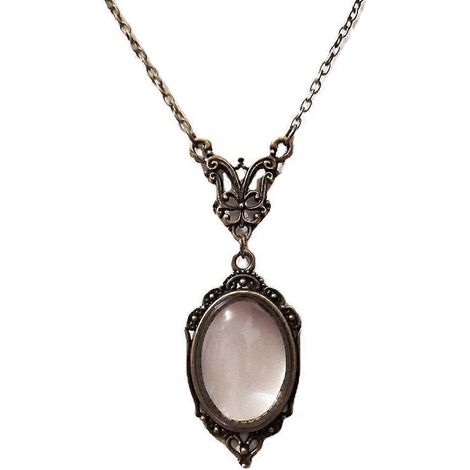 Dekorative Lupenkette mit langer Kette, ideal zum Lesen in der Bibliothek.