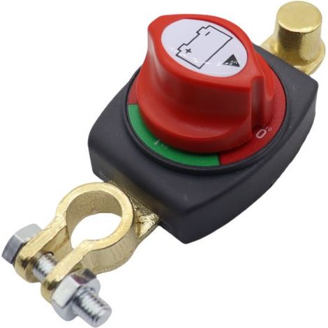 Interrupteur coupe-batterie 12 V/24 V 275 A pour applications marines et automobiles (1/5)