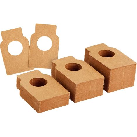 Etiquettes Bouteille Vin - Papier Kraft Réutilisable - Double Face Pour Goulot - Cave À Vin Fêtes Prénuptiales - Lot De 300 (1/5)
