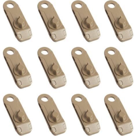 Tarpaulin Clips Plastic Camping Tent Clips Small Eyelet Clamp for Awning Shade Cloth Garden Outdoor Activities (1/4)
