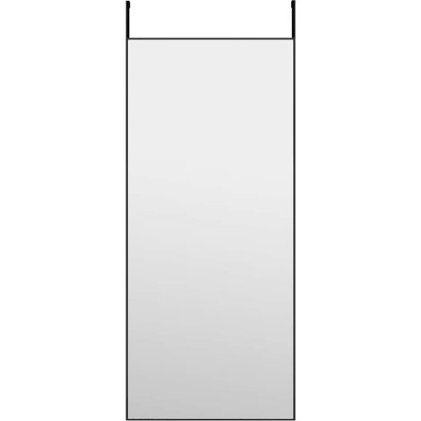 Maison Exclusive - Specchio da Porta Nero 40x100 cm in Vetro e Alluminio (1/4)