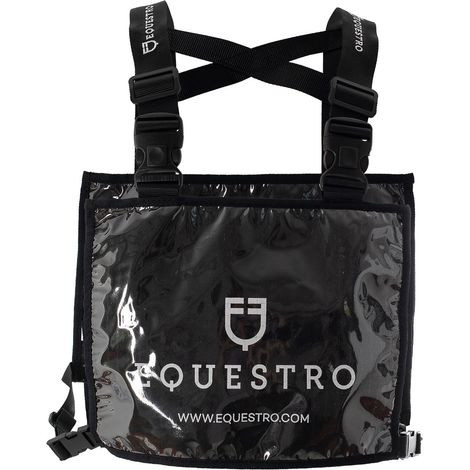 EQUESTRO Pettorina portanumero in poliestere CAVALIERE (1/4)