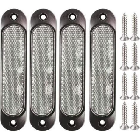 Stück weiße 12V-24V Front-Seitenmarkierungsleuchten mit 27 LEDs für Anhänger, Heck-LED-Parkmarkierungsleuchten und Blinker für LKW, Bus, Boot, Wohnmobil, SUV, UTV (dengyank) (1/5)
