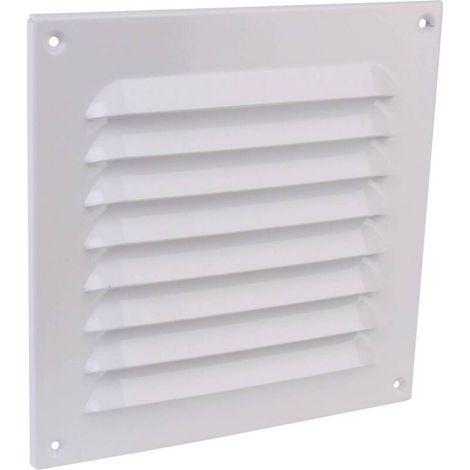 [NEUWERTIG] B-Ware Wallair Abdeckgitter N31811 Lüftergitter Aluminium Fliegengitter Weiß 25 x 25 cm (1/2)