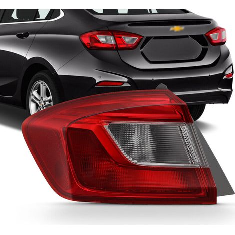 Feux arrière pour Chevrolet Cruze modèles 2017, 2018 et 2019 Feux stop / clignotants / feux de recul, pare-chocs arrière en ABS, pièces de rechange d'origine, aucune modification nécessaire (gauche + (1/4)