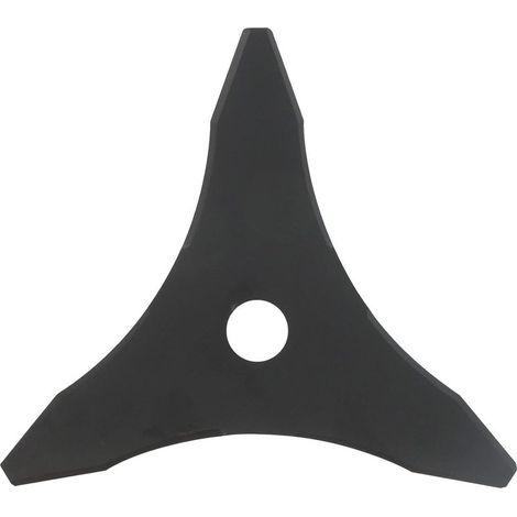 Lame de débroussailleuse à trois dents 23265, Tranchant de 255 mm, Alésage : 25,4 mm, Épaisseur : 1.5 mm (1/2)