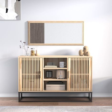 Buffet, Meuble de Rangement, Armoire de Cuisine 105x30x65 cm bois d'ingénierie RDS8058 (1/5)