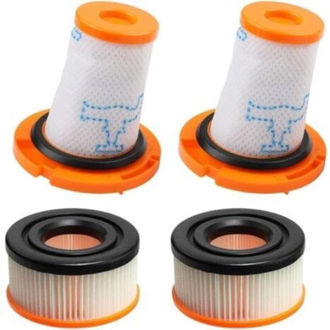Set of 4 filters for Rowen-ta RH9AD1, RH9A36, RH9L42, X-Force cordless vacuum cleaners for Flex 12.60, Neo 13.60, 14.80 and 16.60 models. Washable and reusable two-stage filtration system (1/5)